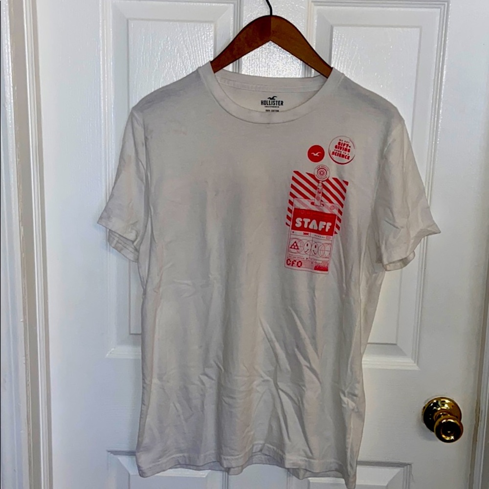 Hollister holiday staff t-shirt